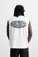 T-SHIRT DÉBARDEUR IMPRIMÉS DÉLAVÉS