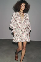 ZW COLLECTION PRINTED SHORT DRESS