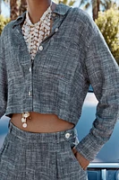 CHEMISE COURTE À POCHES