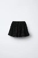 TULLE LEAF BALLOON SKIRT