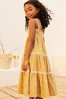 LIMITED EDITION SCHIFFLI FLORAL DRESS