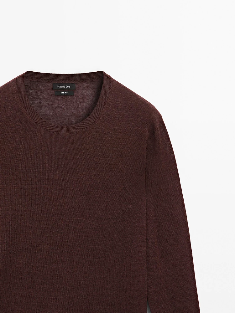 Pull léger en maille 100 % lin