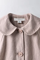 AGES 6-10/ LIMITED EDITION 100% LINEN TRENCH COAT