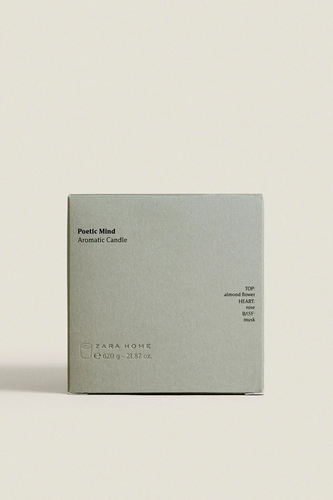 (620 G) POETIC MIND SCENTED CANDLE