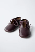 ZARA TIMELESS - LEATHER DERBY SHOES