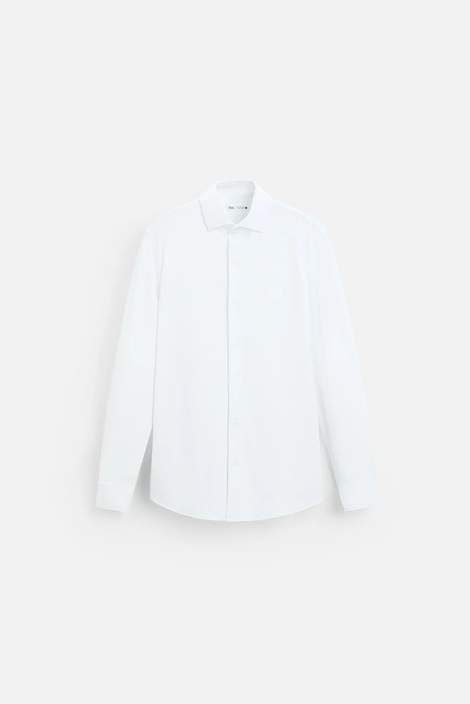 CHEMISE ÉLASTIQUE TEXTURÉE