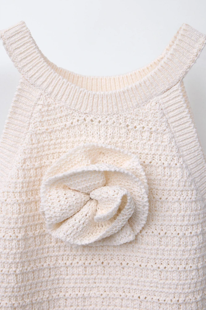 CROCHET KNIT TOP