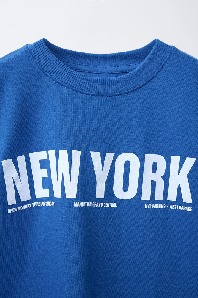 TEXT PRINT T-SHIRT