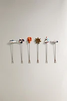SET OF MARINE APPETIZER SKEWERS (SET OF 6)