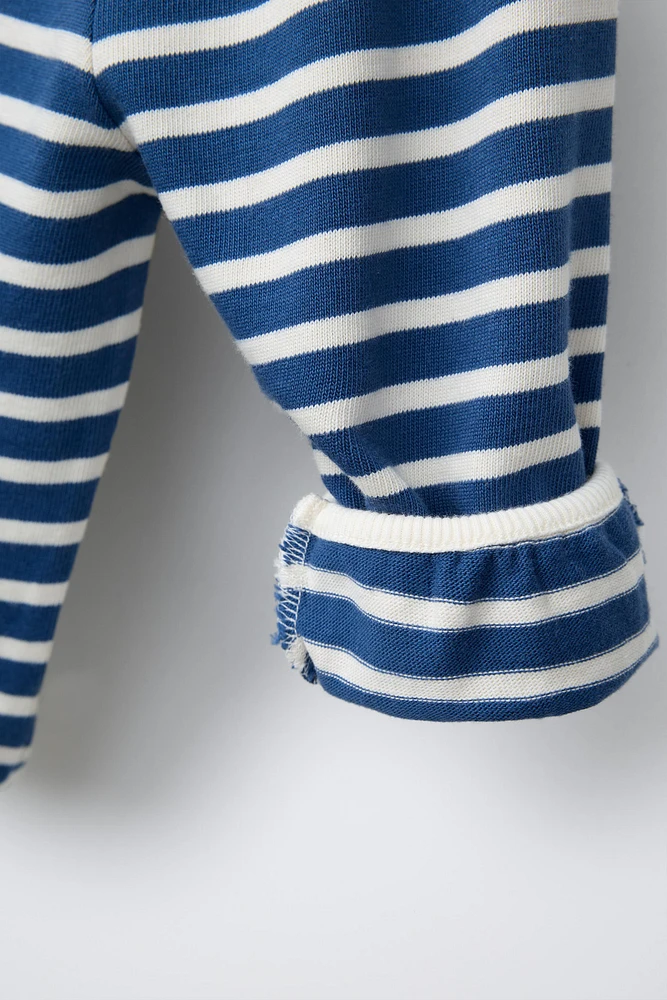 KNIT STRIPE PANTS