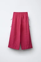 FLOWY PANTS WITH BOWS