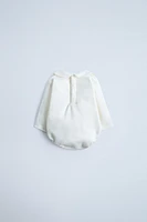BODY COL CLAUDINE BRODÉ FLEURS
