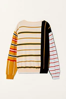 PULL À RAYURES COMBINÉES ÉDITION LIMITÉE
