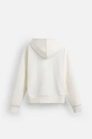 HOODED CREWNECK SWEATSHIRT