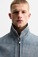 WASHED LEATHER JACKET