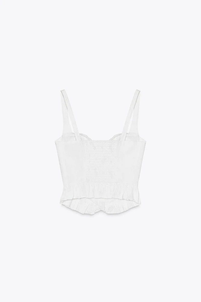 TOP STYLE CORSET BRODÉ