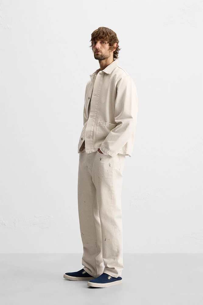 SURCHEMISE EN DENIM DÉLAVÉ