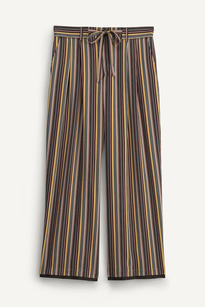 WIDE FIT STRIPED PANTS LIMITED EDITION