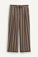 WIDE FIT STRIPED PANTS LIMITED EDITION