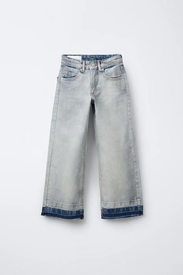 JEAN FLARE BAS SANS COUTURE