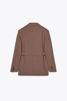 BELTED BLAZER