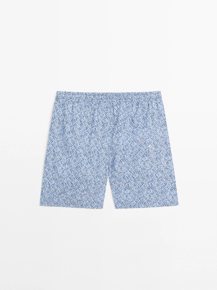 Short de bain imprim