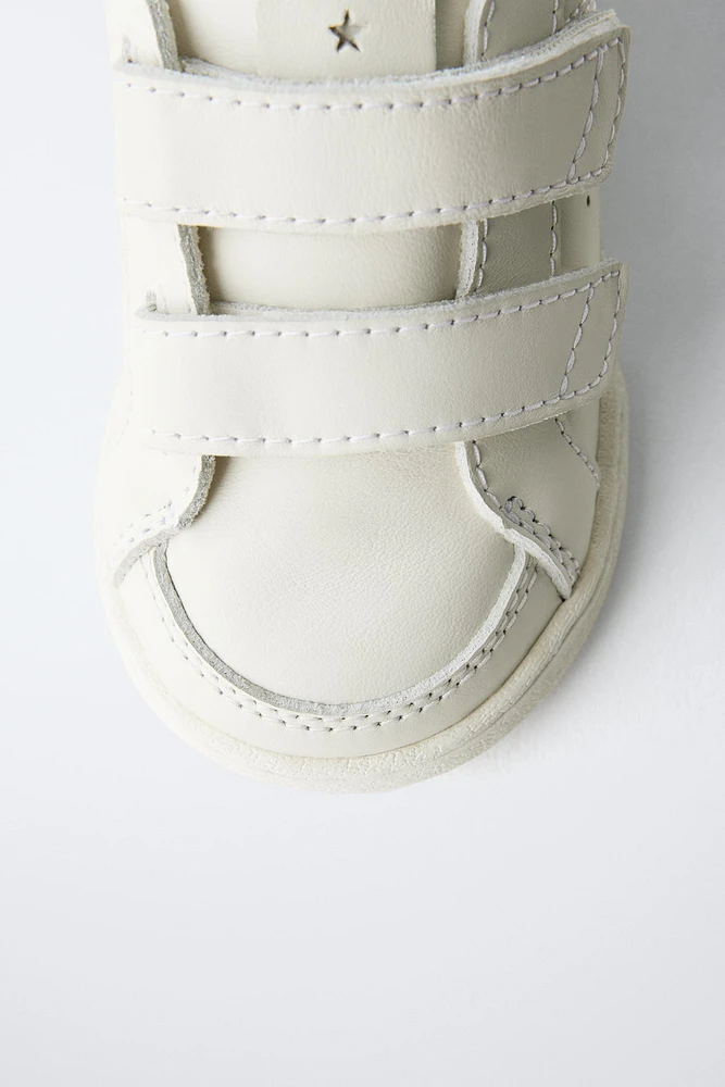 TENNIS EN CUIR À BRIDES BAREFOOT