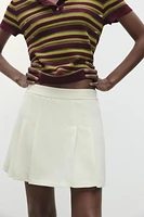 PLEATED SHORTS