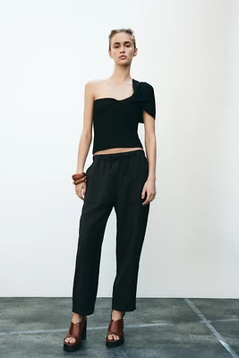 ELASTIC WAIST PANTS
