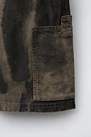 SPOTTED PRINT SHORTS