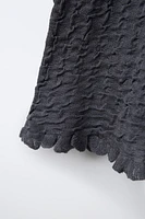 TEXTURED KNIT SHORTS