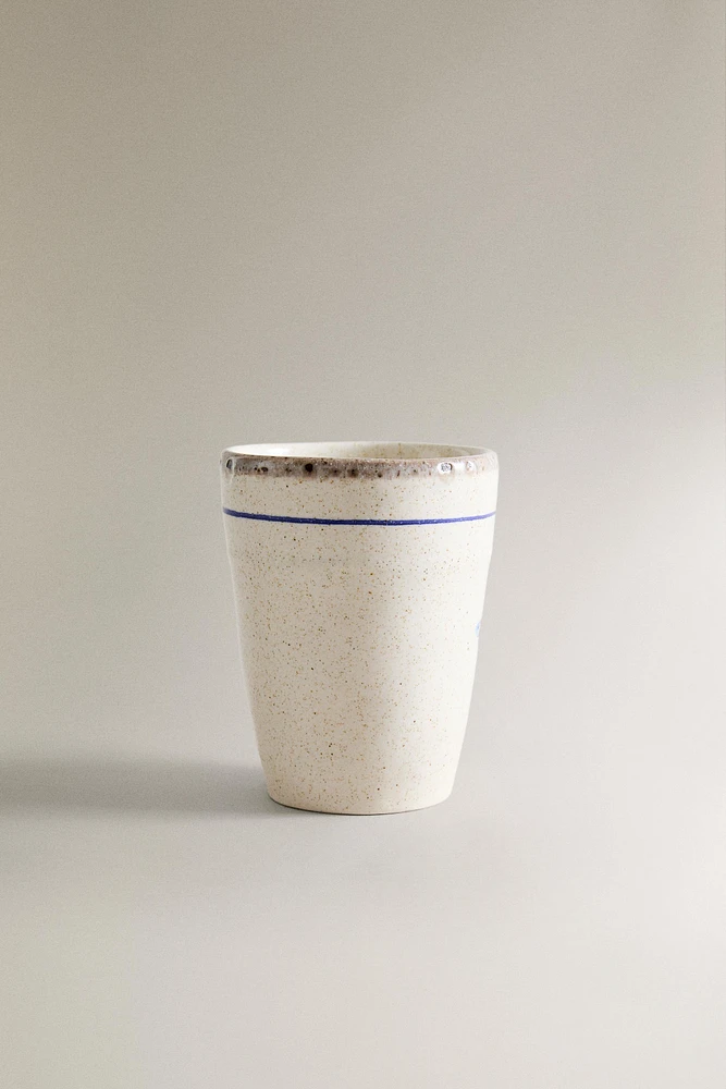 STONEWARE FISH MUG
