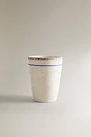 STONEWARE FISH MUG