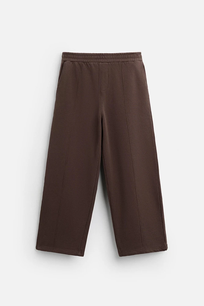 WASHED SEAM DETAIL JOGGER PANTS