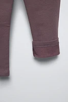 TWO-PACK OF PLAIN LEGGINGS