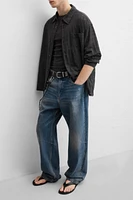 CHEMISE STRUCTURÉE COTON - LIN