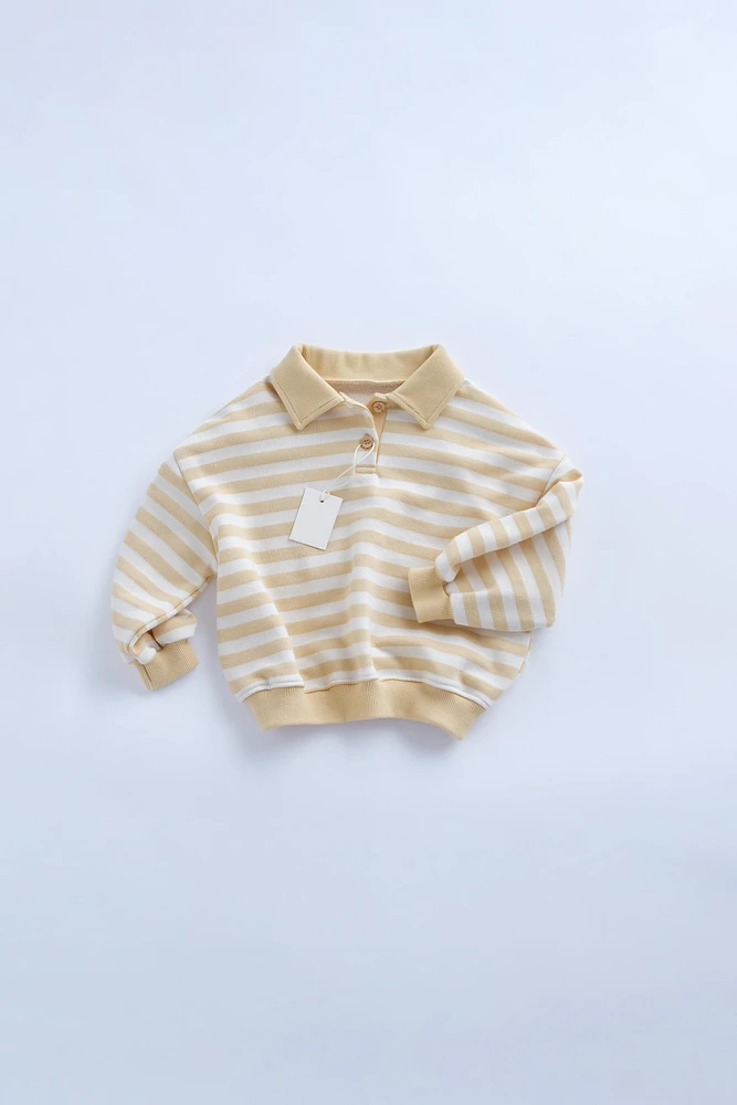 ZARA TIMELESS - STRIPED SWEATSHIRT