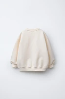 BEAR PRINT SWEATSHIRT