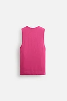 VISCOSE LINEN TANK TOP