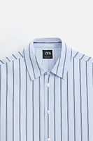STRIPED SHIRT WITH EMBROIDERY