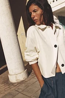 LINEN BLEND SHORT JACKET