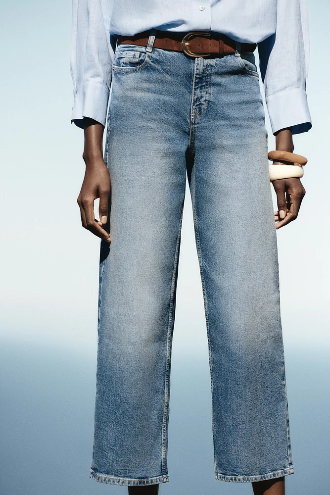 Z1975 BELTED HIGH-WAISTED CULOTTES