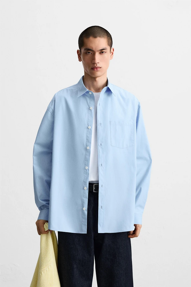 POPLIN POCKET SHIRT