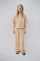 PANTALON WIDE LEG HEAVY WEIGHT LISSE