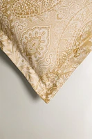 PAISLEY PRINT SATEEN PILLOWCASE