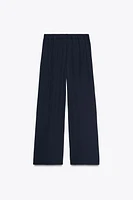SIDE STRIPE WIDE LEG PANTS