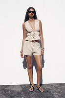 RUSTIC JACQUARD SHORTS