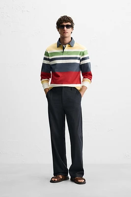 STRIPED POLO SHIRT