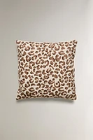 ANIMAL PRINT THROW PILLOW COVER