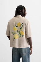 PRINTED TEXTURED SHIRT